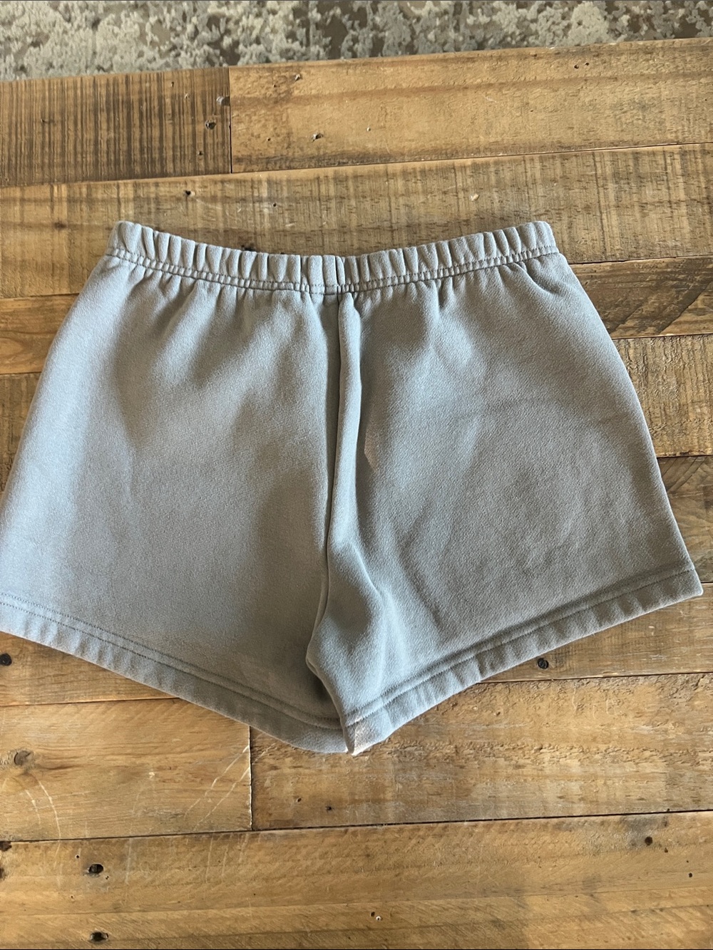 Aritzia Taupe Athletic Fleece Shorts - Picture 4 of 5